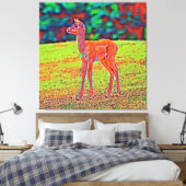 AnimalColor_Antilope_001 キャンバスプリント (インサイチュ (寝室))