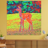 AnimalColor_Antilope_001 キャンバスプリント (インサイチュ (リビング))