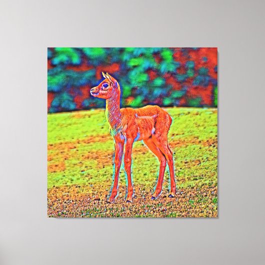 AnimalColor_Antilope_001 キャンバスプリント (正面)