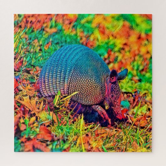 AnimalColor_Armadillo_001 ジグソーパズル (縦)