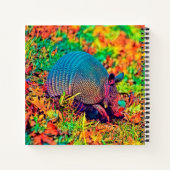AnimalColor_Armadillo_001 ノートブック (裏面)