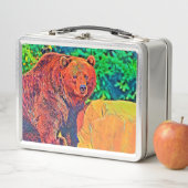 AnimalColor_Bear_001 メタルランチボックス (インサイチュ)