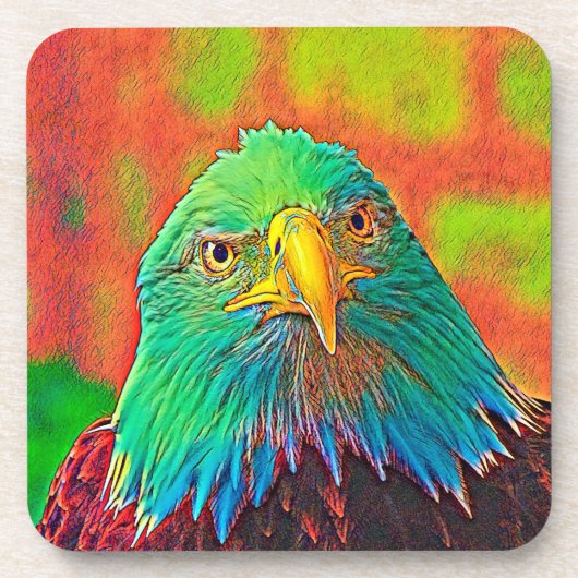 AnimalColor_Bird_005 コースター (正面)