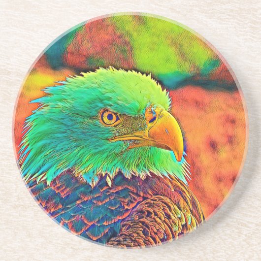 AnimalColor_Bird_008 コースター (正面)
