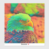 AnimalColor_Bird_008 シール (シート)