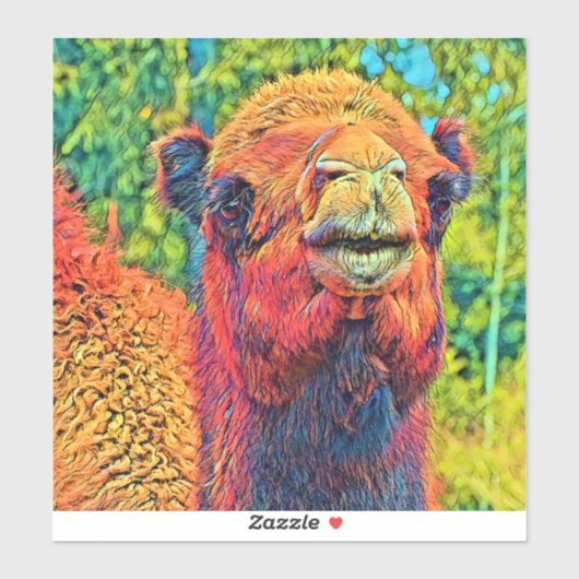 AnimalColor_Camel_003 シール (シート)
