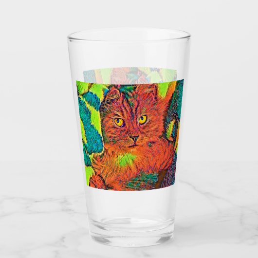 AnimalColor_Cat_005 タンブラーグラス (正面)