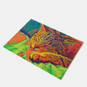AnimalColor_Cat_07 ドアマット (アングル)