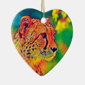 AnimalColor_Cheetah_004 セラミックオーナメント (右)