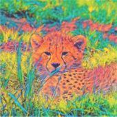 AnimalColor_Cheetah_017 シール (正面)