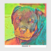 AnimalColor_Dog_003 シール (シート)