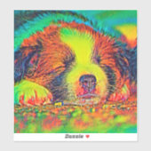 AnimalColor_Dog_017 シール (シート)