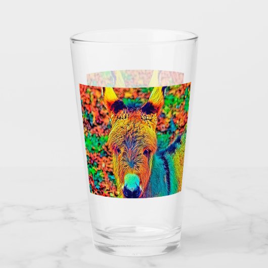 AnimalColor_Donkey_001 タンブラーグラス (正面)