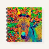 AnimalColor_Donkey_001 ノートブック (正面)
