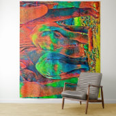 AnimalColor_Elephant_001 タペストリー (インサイチュ)