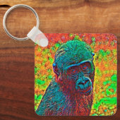 AnimalColor_Gorilla_001 キーホルダー (正面)