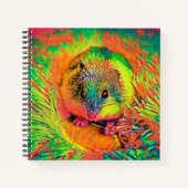 AnimalColor_Hamster_002 ノートブック (正面)
