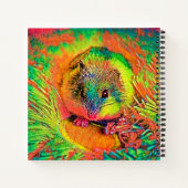 AnimalColor_Hamster_002 ノートブック (裏面)