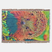 AnimalColor_Hedgehog_002 スローブランケット (正面)