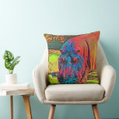 AnimalColor_Hippo_004 クッション (椅子)