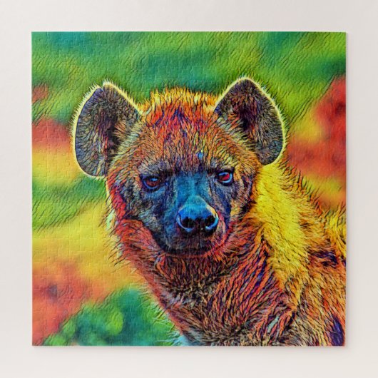 AnimalColor_Hyena_001 ジグソーパズル (縦)