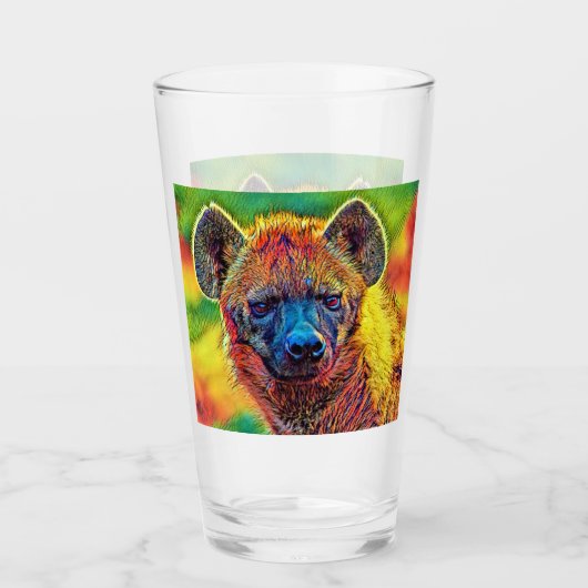 AnimalColor_Hyena_001 タンブラーグラス (正面)