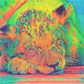 AnimalColor_Lion_002 シール (正面)