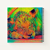 AnimalColor_Lion_002 ノートブック (裏面)