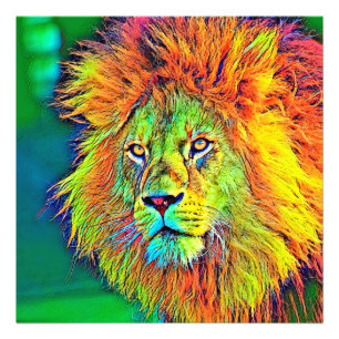 AnimalColor_Lion_009_by_JAMColors フォトプリント