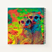 AnimalColor_Meerkat_002 ノートブック (裏面)