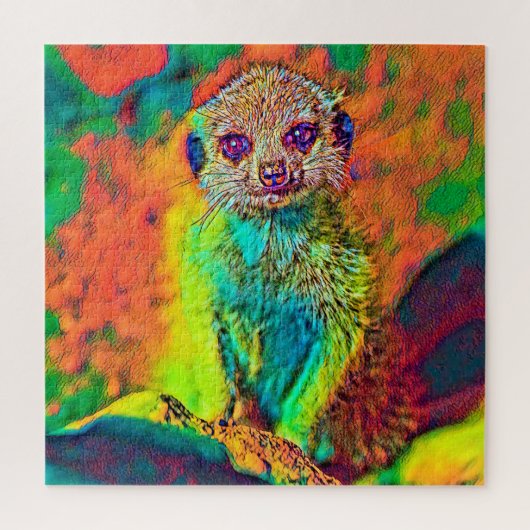 AnimalColor_Meerkat_015 ジグソーパズル (縦)