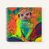 AnimalColor_Meerkat_015 ノートブック (正面)