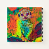 AnimalColor_Meerkat_015 ノートブック (裏面)