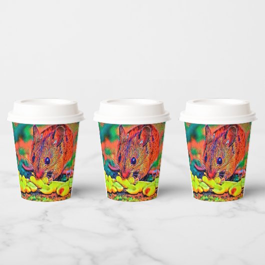 AnimalColor_Mouse_001 紙コップ (複数)