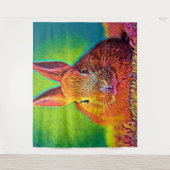 AnimalColor_Rabbit_07 タペストリー (正面)