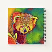 AnimalColor_RedPanda_016 ノートブック (裏面)