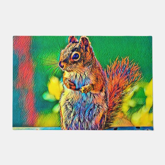 AnimalColor_Squirrel_003_by_JAMColors ドアマット (正面)