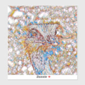 AnimalMix_Bird_042 シール (シート)