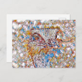 AnimalMix_Bird_042 ポストカード (正面/裏面)