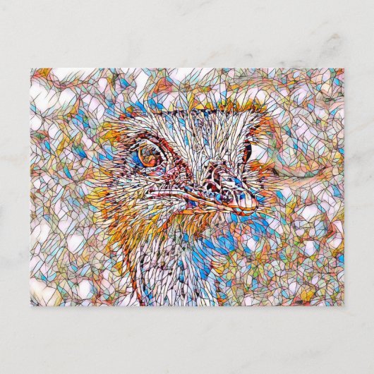 AnimalMix_Bird_042 ポストカード (正面)