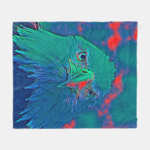 AnimalMix_Bird_048 フリースブランケット (正面(横))