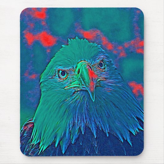 AnimalMix_Bird_048 マウスパッド (正面)