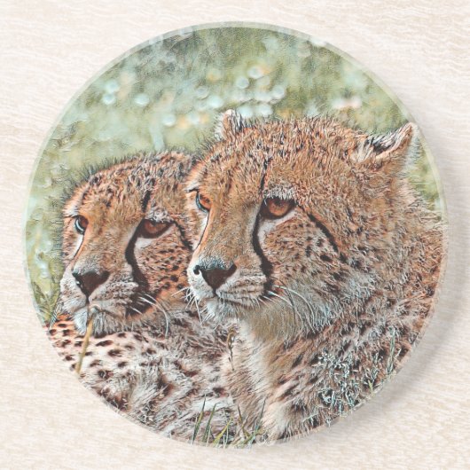 AnimalMix_Cheetah_031 コースター (正面)