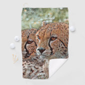 AnimalMix_Cheetah_031 ゴルフタオル (インサイチュ)