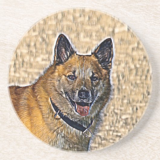 AnimalMix_Dog_004 コースター (正面)