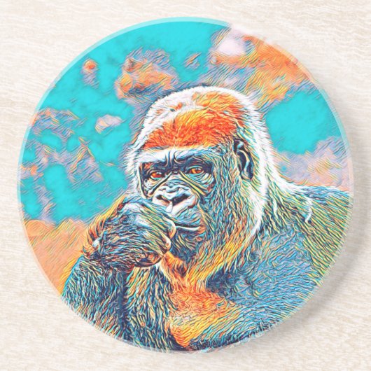 AnimalMix_Gorilla_001 コースター (正面)
