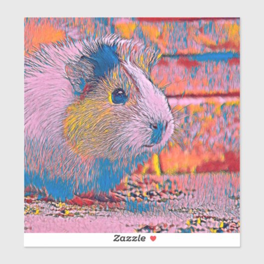 AnimalMix_Guinapig_002 シール (シート)