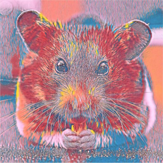 AnimalMix_Hamster_002 シール (正面)