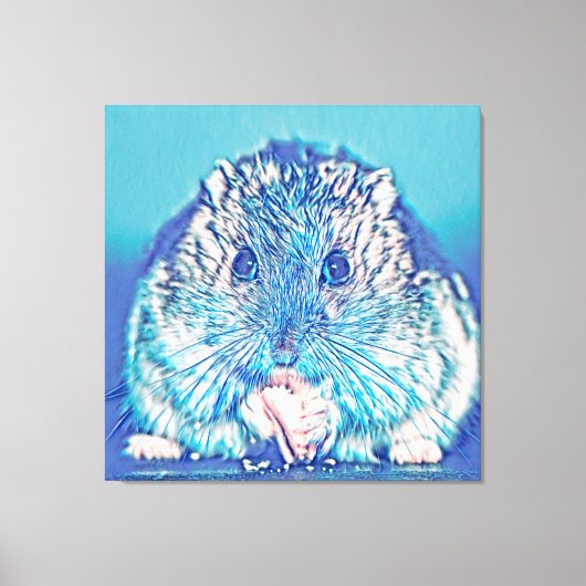 AnimalMix_Hamster_003 キャンバスプリント (正面)