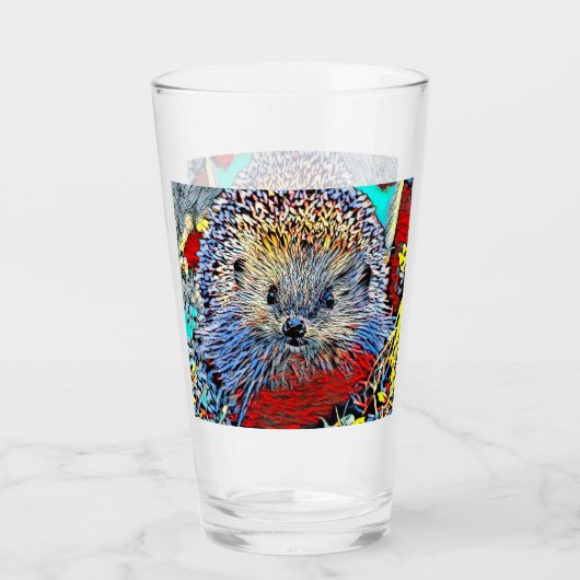 AnimalMix_Hedgehog_002 タンブラーグラス (正面)